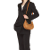 MCM Small Aren Cresent Hobo in Visetos Cognac Handbag