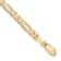 14K Yellow Gold 4mm Flat Figaro Chain Bracelet