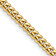 14k Yellow Gold 3.5mm Solid Miami Cuban 20 Inch Chain