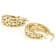 Filigree Hoop Earrings In 18K Gold Over Sterling Silver