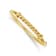 14K Yellow Gold Polished Twisted Bar Bangle