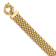 14k Yellow Gold 8.4mm Polished Fancy Link Bracelet