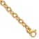 14k Yellow Gold 7.8mm Hand-polished and Textured Fancy Link Bracelet