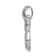 Rhodium Over Sterling Silver Cubic Zirconia Owl Pendant