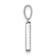 Rhodium Over 14k White Gold Diamond Letter A Initial Pendant