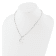 Rhodium Over Sterling Silver 3-5.5mm Freshwater Cultured Pearl LETTER C
18-inch Necklace