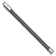 Gray Woven Leather and Stainless Steel Polished 8-inch with 0.5-inch
Extension Bracelet