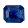 Sapphire Loose Gemstone Unheated 6.14x5.21mm Emerald Cut 1.08ct