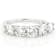 Lab-Grown Diamond Five-Stone Band Ring In 14K White Gold 2.00ctw