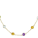 Multi-Gem 14k Yellow Gold 18" Necklace 10.45ctw