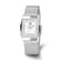 Charles Hubert Stainless Steel White Dial Milanese Band Watch