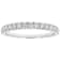 White Lab-Grown Diamond 14kt White Gold Ring 0.50ctw
