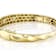 Twisted Graduated Bangle In 18k Gold Over Sterling Silver