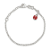Sterling Silver Polished Enameled Ladybug with 1-inch Extensions
Childrens Bracelet