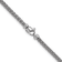 Rhodium Over Sterling Silver 4.5mm Popcorn Mesh 24 Inch Chain