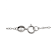 Square CZ Solitaire Pendant In Sterling Silver