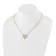 14K Yellow Gold Lab Grown Diamond Heart 18 Inch Necklace