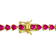 Created Ruby 18K Yellow Gold Over Sterling Silver Bracelet 12.3ctw