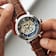 Thomas Earnshaw Longcase Automatic Gray Dial Brown Stainless Steel Band
Skeleton Watch