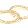 Medium Diamond-Cut Hoop Earrings In 18K Gold Over Sterling Silver