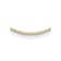 14K Yellow Gold 3.2mm Domed 18-inch Omega Necklace