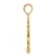 14k Yellow Gold Polished Floral Pendant