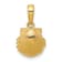 14k Yellow Gold Textured Scallop Shell Pendant