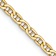 14k Yellow Gold 2.40mm Semi-Solid Mariner Chain 22 inch