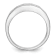 Rhodium Over 14K White Gold Lab Grown Diamond SI1/SI2, G H I, Men's Band