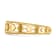 14K Yellow Gold Diamond Shapes Toe Ring