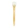 4.5-5mm Round White Freshwater Pearl 14K Yellow Gold Bar Design Ring