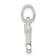 Sterling Silver Letter T with Enamel Pendant