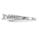 Rhodium Over 14K White Gold Diamond Trio Engagement Ring 0.13ctw