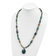 Sterling Silver Citrine, Lapis, Agate, Howlite, Jadeite, Chrysocolla Necklace