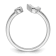 Rhodium Over 14K White Gold Lab Grown Diamond VS/SI GH, Initial V
Adjustable Ring