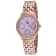 Roberto Bianci Women's Valentini Pink Dial, Rose Stainless Steel Watch