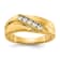 14K Yellow Gold Lab Grown Diamond SI1/SI2, G H I, Men's Ring