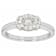 Moissanite Stackable Ring Set In Platinum-Enhanced Sterling Silver
2.88ctw Diamond Equivalent Weight