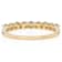 Tsavorite And Lab-Grown Diamond Band Ring In 18K Gold Over Sterling
Silver 0.53ctw