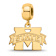 14K Yellow Gold Over Sterling Silver LogoArt Mississippi State
University Small Dangle Bead