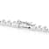 Classic Moissanite Tennis Necklace In Platinum-Enhanced Sterling Silver