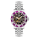 Duxot Atlantica Skeleton Diver Purple Dial White Bezel White Stainless
Steel Band Automatic Watch