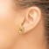 14k Yellow Gold Polished 11.4mm Love Knot Stud Earrings