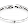 Polished Heart Cuff Bracelet With CZ