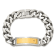 White Cubic Zirconia Stainless Steel Yellow IP-plated Men's Pendant With
Chain And Bracelet