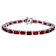 Lab-Created Ruby Tennis Bracelet In Sterling Silver 25.91ctw