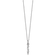 Rhodium Over Sterling Silver Polished Fancy Cubic Zirconia With 2 Inch
Extension Necklace