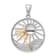 14K Two-tone Polished Sunset Pendant