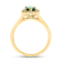 1.37ctw Ruby and Diamond Ring in 14k Yellow Gold