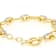 Diamond Station Link Bracelet With Rope Design